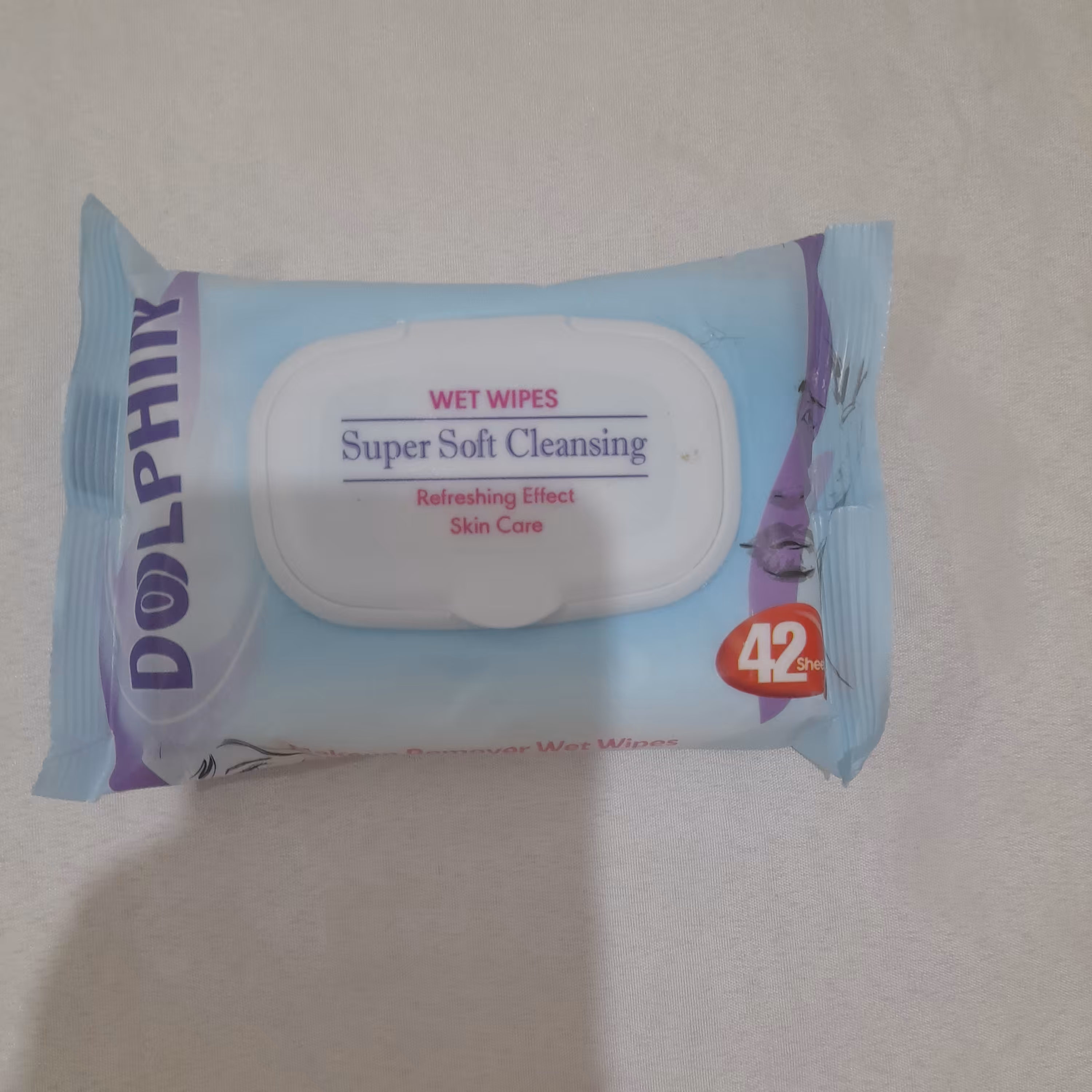 دستمال مرطوب آرایش پاکن دلفین