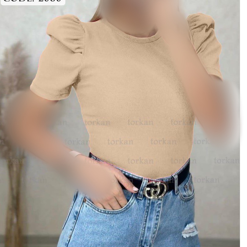 بادی خوشگل آستین پف زنانه