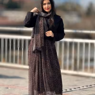 ست شال کت و دامن پلنگی