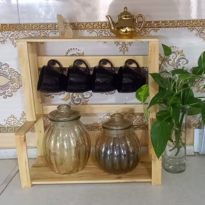 استند چوبی آشپزخانه