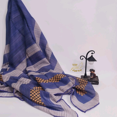 روسری نخی دور شطرنجی