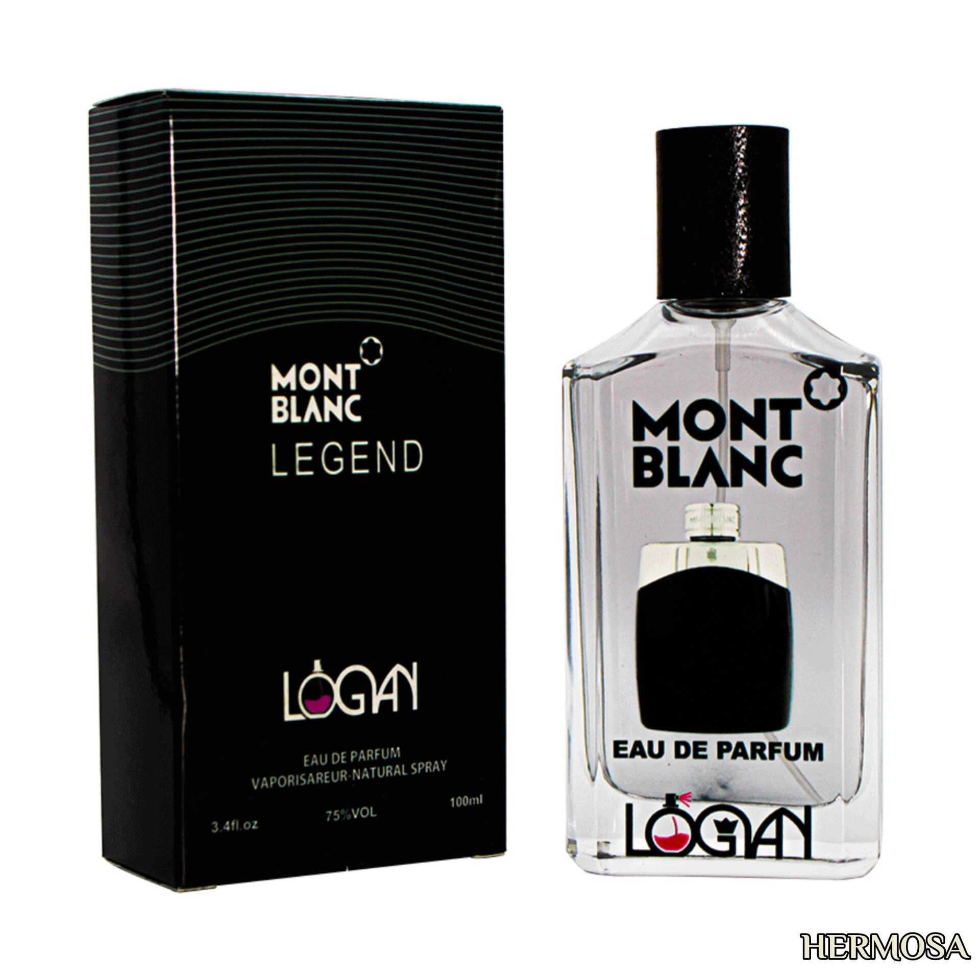 ادکلن مونت بلنک لجند مردانه خنک و شیرین 100 میلی لیتر شرکت لوگان Mont Blanc Legend