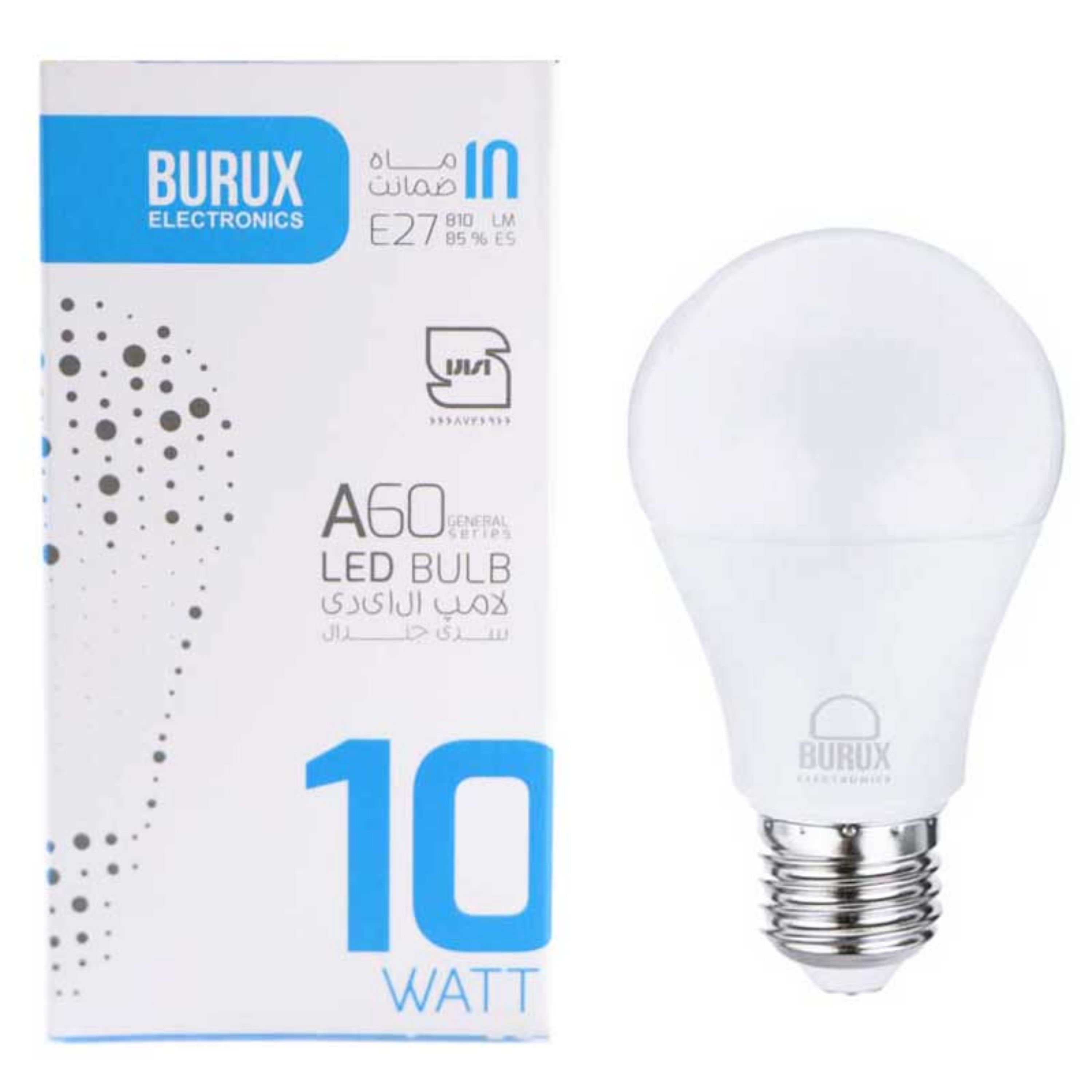 لامپ فوق کم مصرف بروکس 10 وات مهتابی