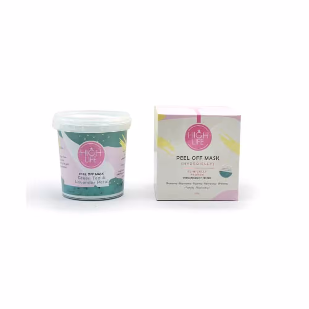ماسک گچی چای سبز هایلایف 300 گرم High life Green Tea Mask