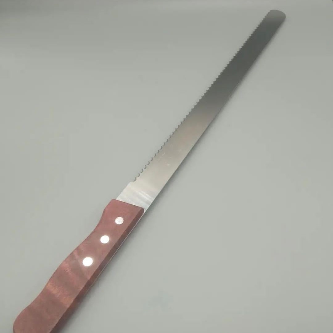 اره دندانه ریز برش کیک دسته چوبی