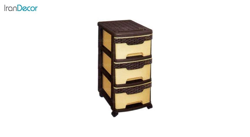 فایل پلاستیکی سه کشو ناصر پلاستیک مدل 603L