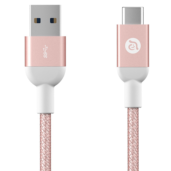 کابل 1 متری آدام المنتس ADAM ELEMENTS تبدیل USB-C به USB3.0 مدل CASA M100 - رزگلد - Hiapple.ir