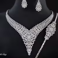 سرویس پایه جواهر نقره آکسو سری ES کد 015