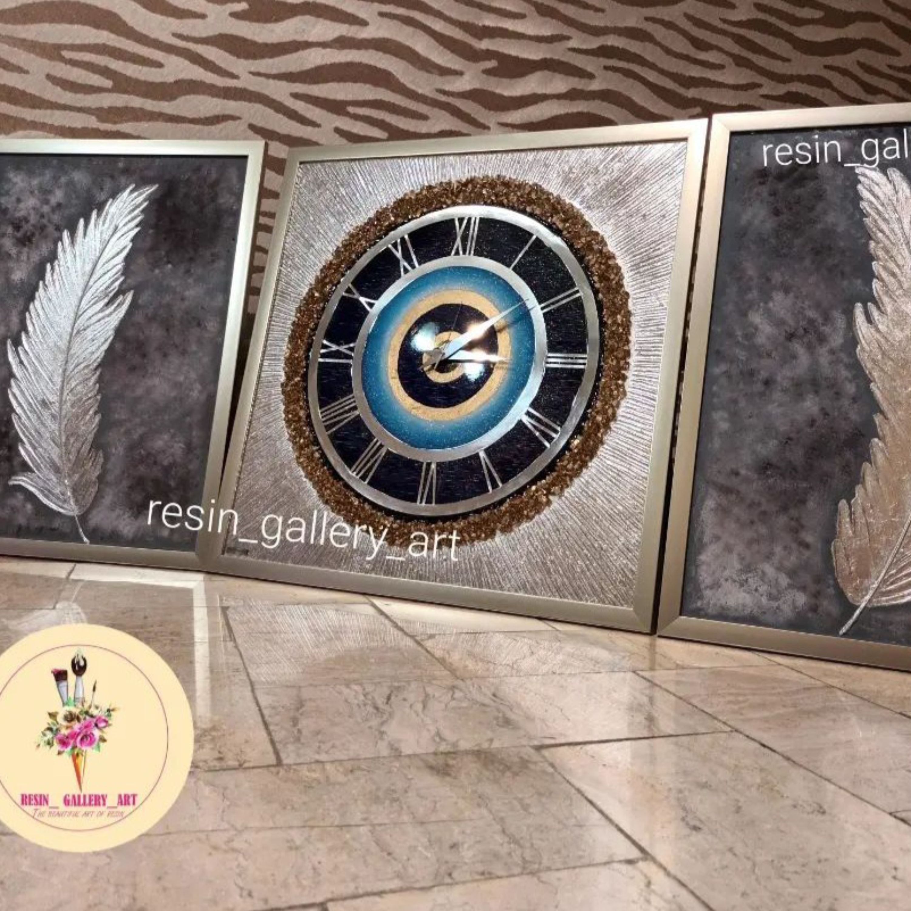 تابلوی سه لت ساعت