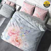 سرویس لحاف روتختی 2 نفره چاپی تنسل برند ترکاز(Turkaz) کد 2011