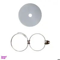 درب باک بنزین خودرو قطعه سازان کبیر مدل BAK-206SLV-888 مناسب برای پژو 206 به همراه نگهدارنده