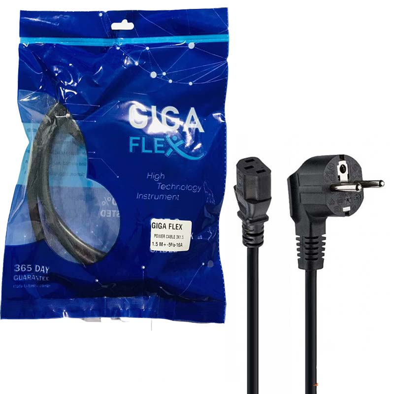 کابل برق 1.5 متری ضخیم 1.5*3 گیگافلکسGigaflex
