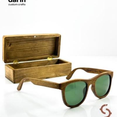 عینک چوب گردو ماژان برند دارین 018 – DARIN MAZHAN