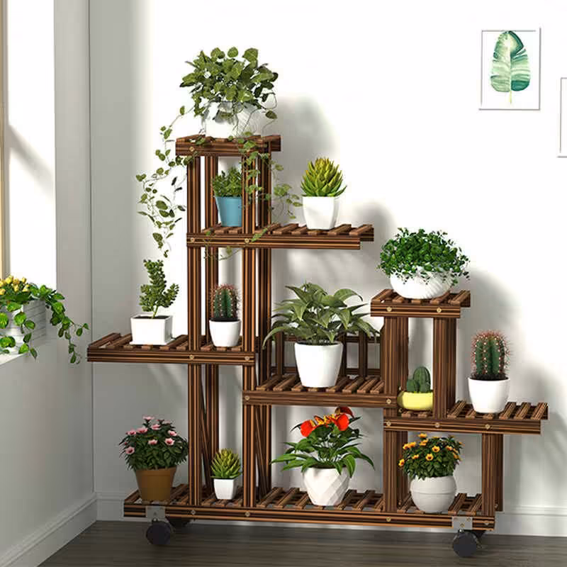 استند چوبی گل بدون چرخ سایز بزرگ کد 319