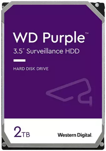 هارد اینترنال 2 ترابایت WD مدل SURVEILLANCE PURPLE WD20PURZ