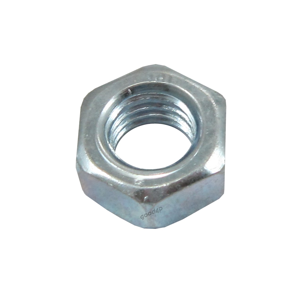 مهره آهنی شش گوش سفید سایز 12 میلی متر