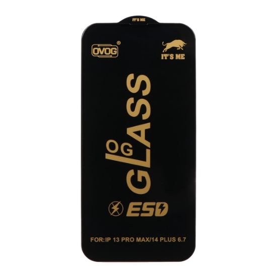 گلس کوشی درجه یک Full Cover OG برای iPhone 13 Pro Max / 14plus (max)