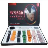 پک  دوتایی ساعت هوشمند wisme مدل WS520 با 7 بند متنوع
