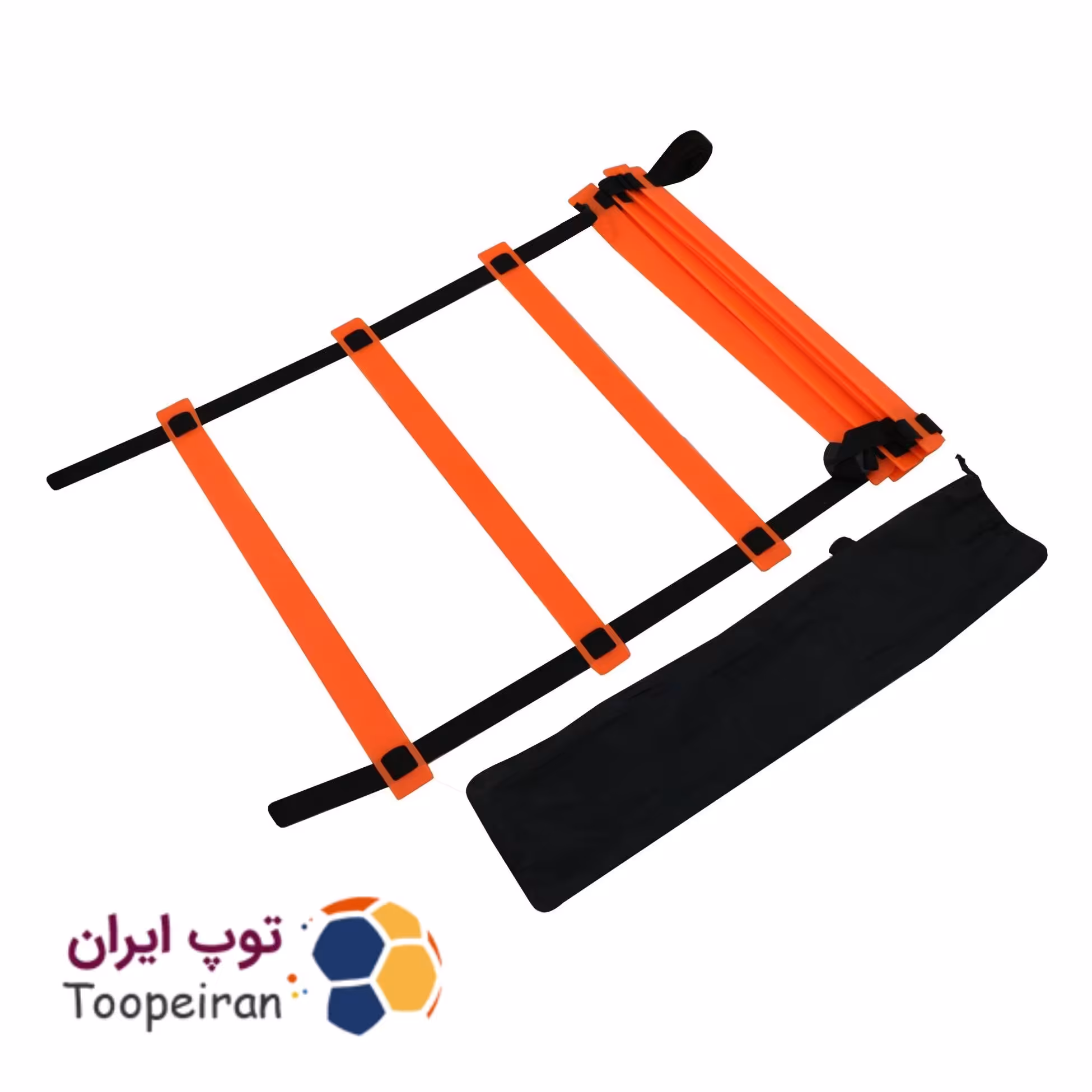 نردبان چابکی  مدل 2023 مدل 4متری رنگ نارنجی