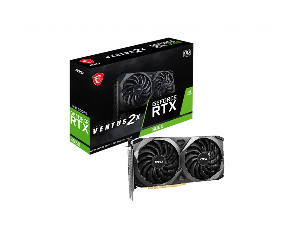 کارت گرافیک MSI RTX 3050 VENTUS 2X OC 8GB
