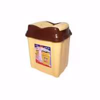 سطل زباله بادبزنی ناصرپلاستیک مدل الماس2