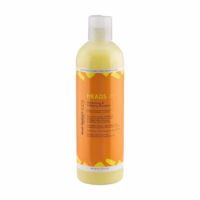 شامپو مو کودک آنت جکیز Aunt Jackie's Kids Heads Up Moisturizing and Softening Shampoo 355ml