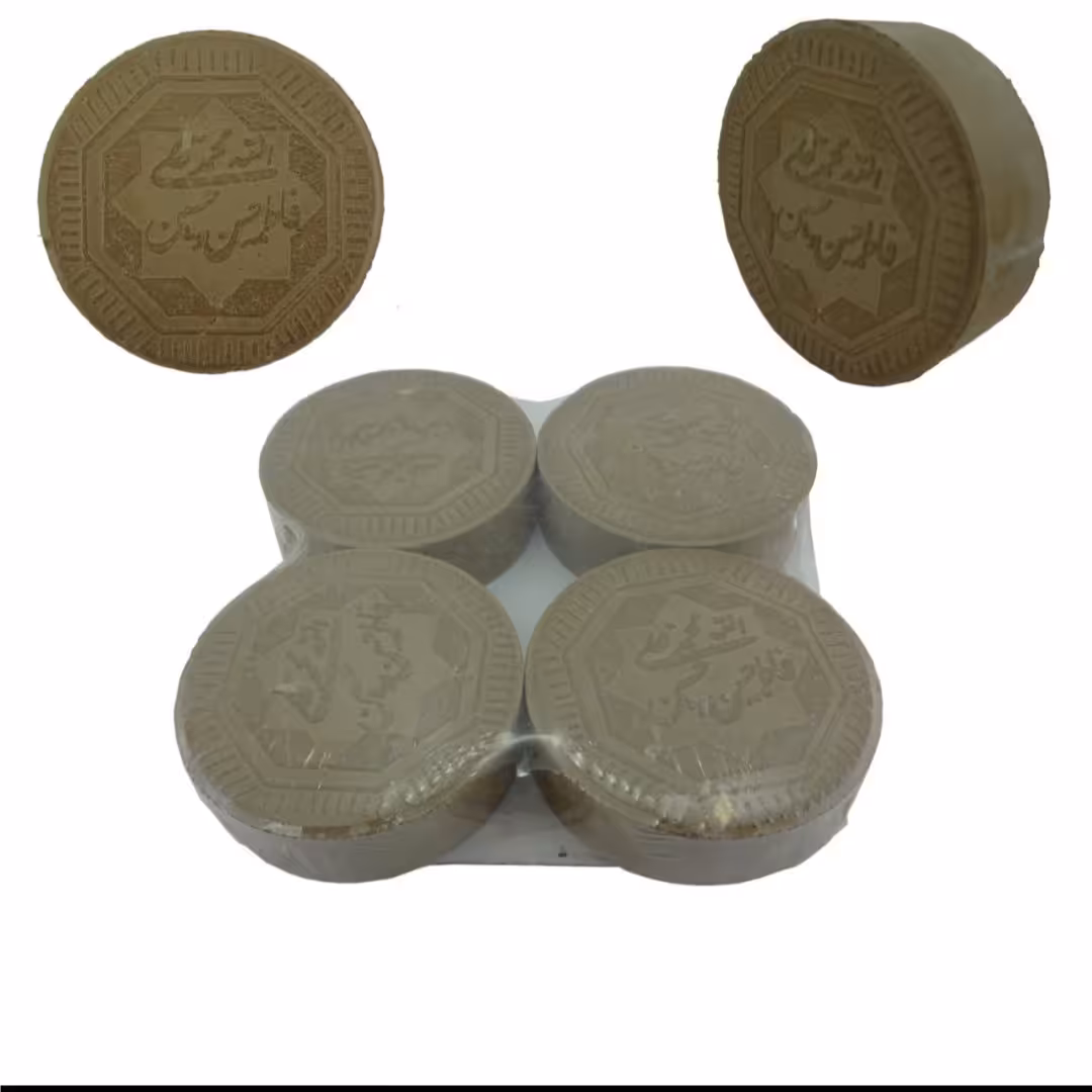 مهر تربت مخلوط کربلا دایره قطر 6در5عرض2 بسته 4تایی