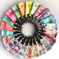 جوراب آبرنگی..مدل تای دای..ساق بلند..جنس نخ پنبه سوپر