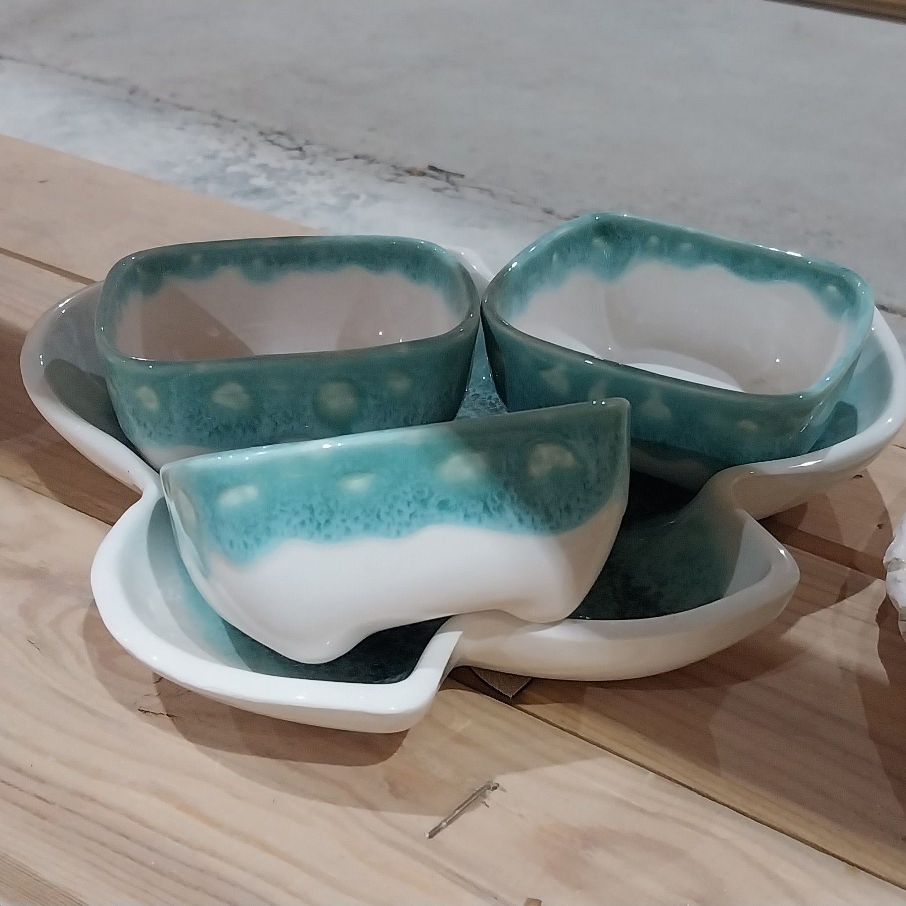 ست اردو خوری طرح برگ