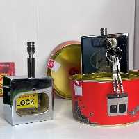 قفل پشت بسته تمام فولادی مغزی قفل سولکسی ضداسید ضدسرقت محصول شرکت سه قاف ضد برش وضد دیلم