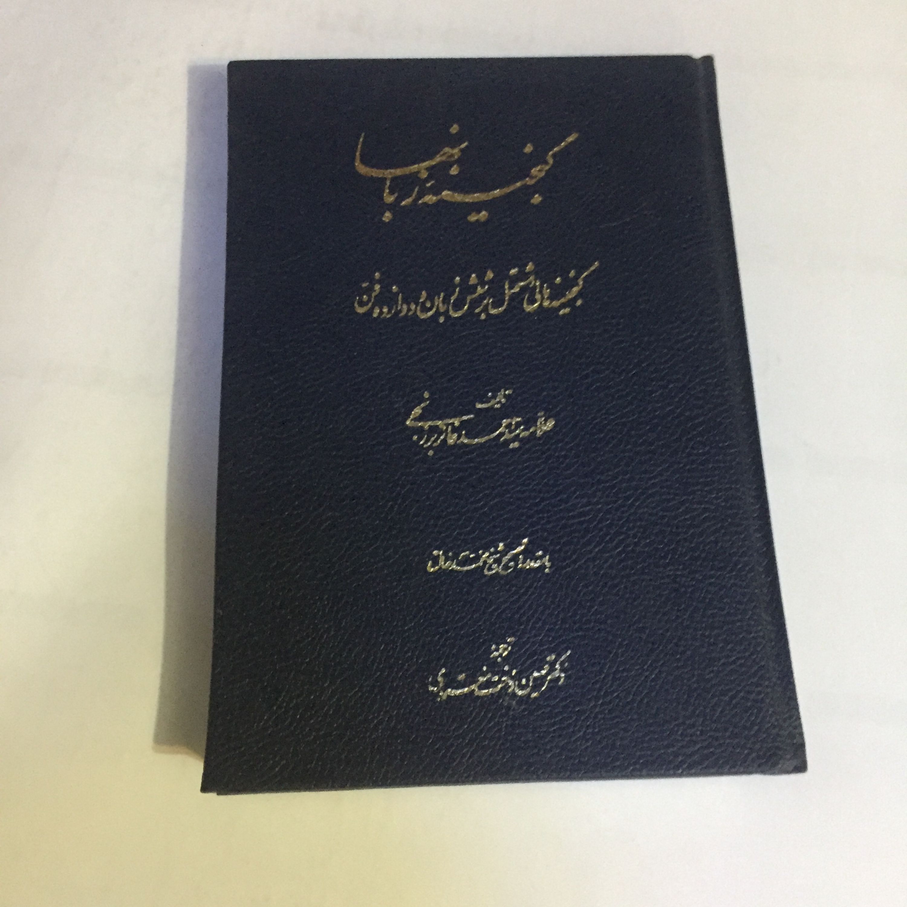 کتاب گنجینه زبانها (مشتمل بر شش زبان و دوازده فن)