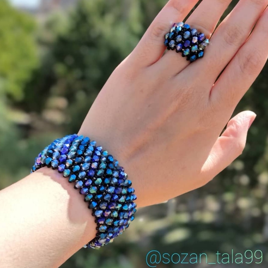 دستبند کریستال