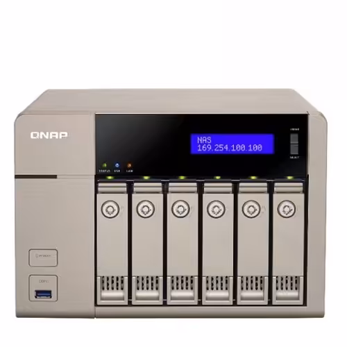 QNAP TVS-663-4G NAS - Diskless