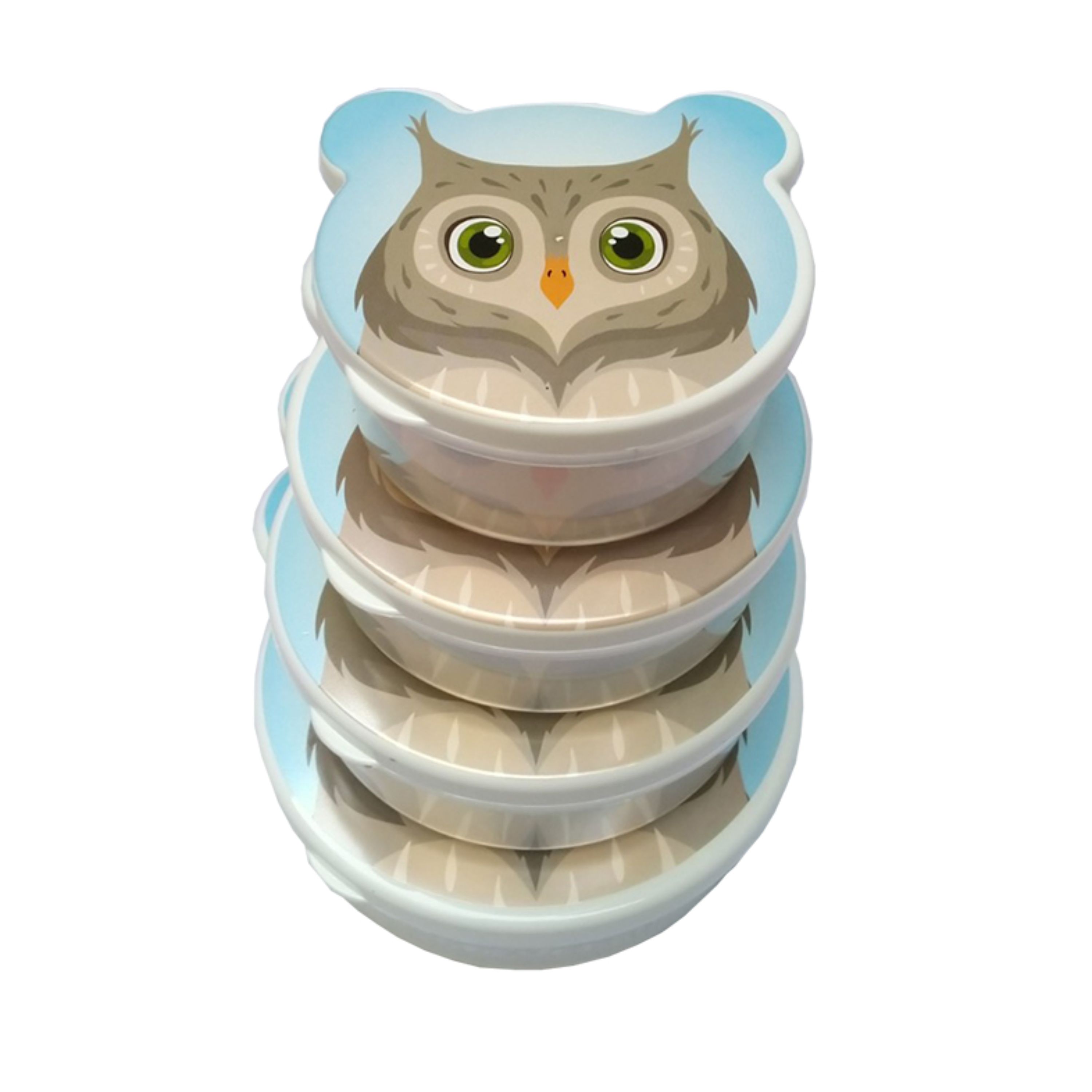 ظرف نگهدارنده غذای کودک رز گلد مجموعه 4 عددی