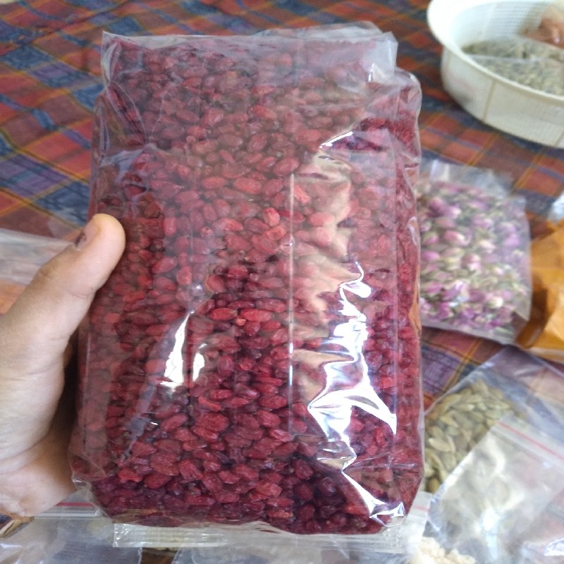 زرشک پفکی اعلا درجه یک نیم کیلویی