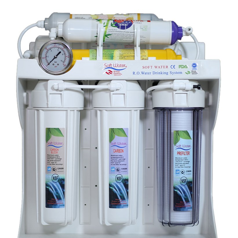 دستگاه تصفیه آب 8 مرحله سافت واتر 