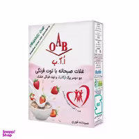 جو دوسر پرک صبحانه با توت فرنگی ارگانیک ا آ ب وزن 200 گرم