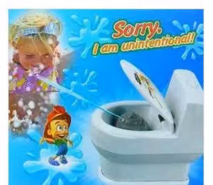 توالت فرنگی آبپاش چندش آور
