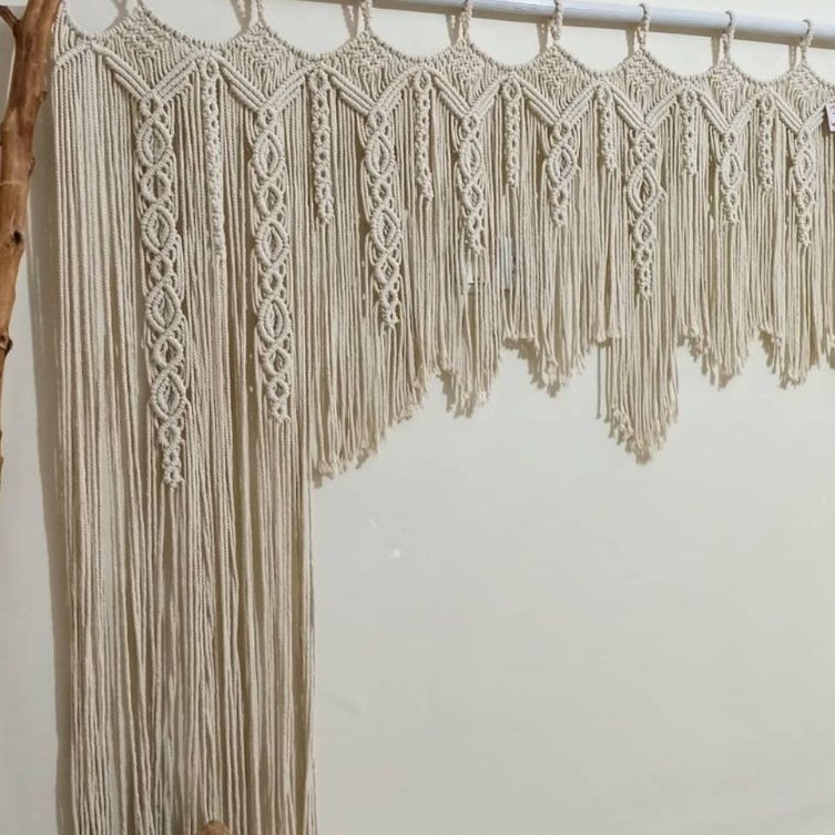 پرده مدل جدید مکرومه (پس کرایه)