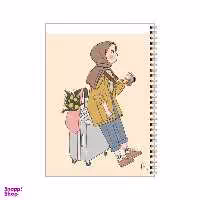 دفتر مشق 100 برگ بامبیلیپ طرح دختر عکاس و سفر کد 4667432
