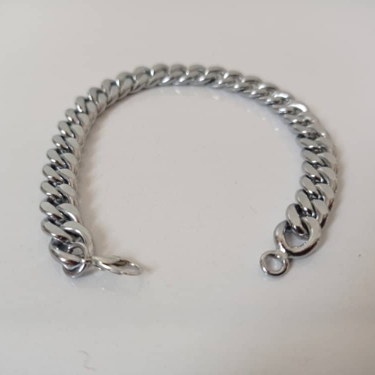 دستبند مسی طرح کارتیر کروم شده