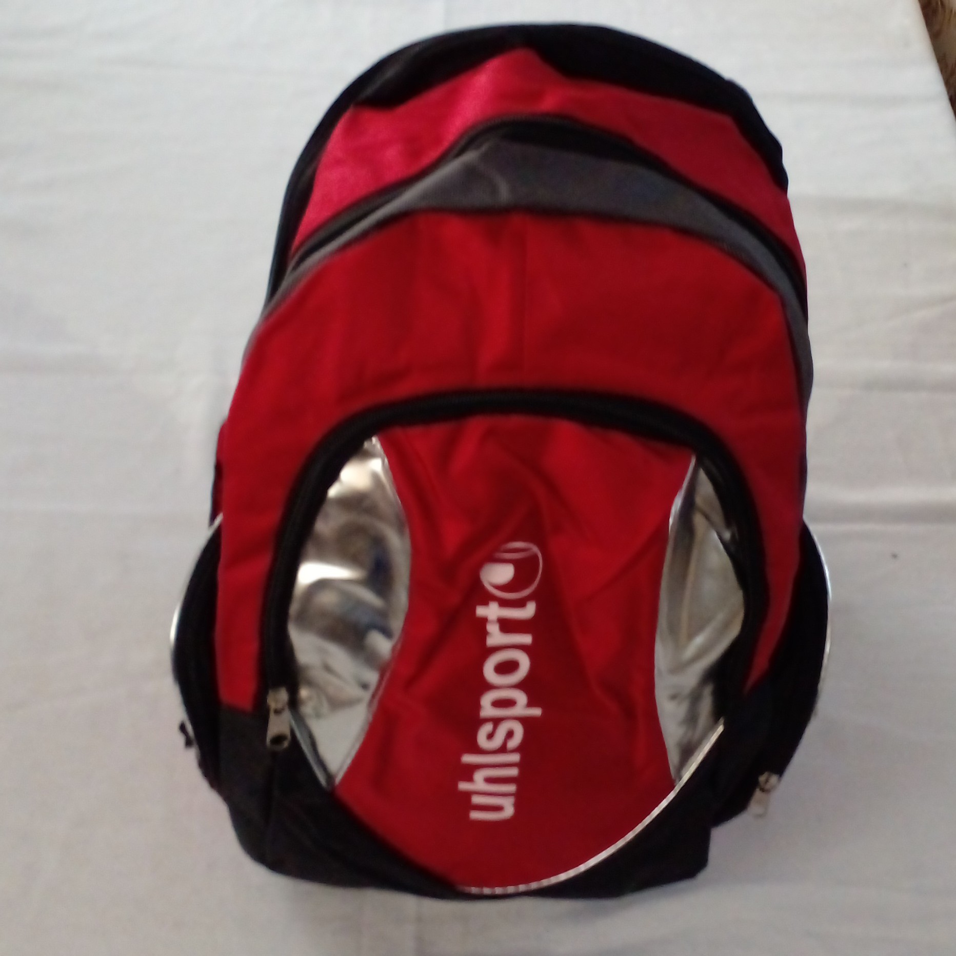 کوله پشتی ورزشی آل اسپرت رنگ قرمز نقره ای