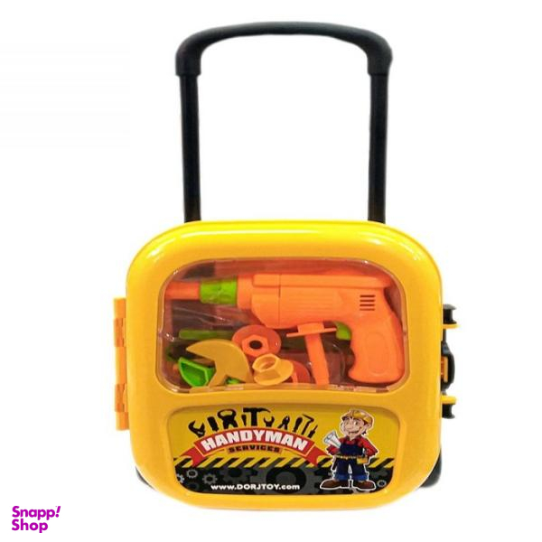 ست اسباب بازی ابزار نجاری مدل چمدانی