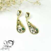 گوشواره ترک دست ساز زنانه کد 6055