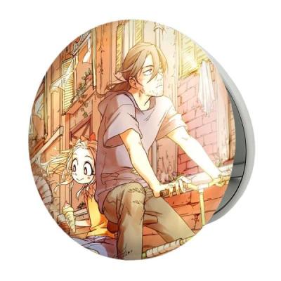 آینه جیبی خندالو طرح ایزاوا و اری انیمه آکادمی قهرمان من مدل تاشو کد 11563