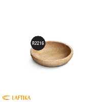 پیاله چوبی گرد نارون 13 سانتی R2216