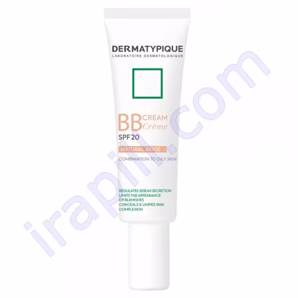 بی بی کرم مناسب پوست چرب و مختلط  بژطبیعی  SPF20 درماتیپیک 30 میلی لیتر