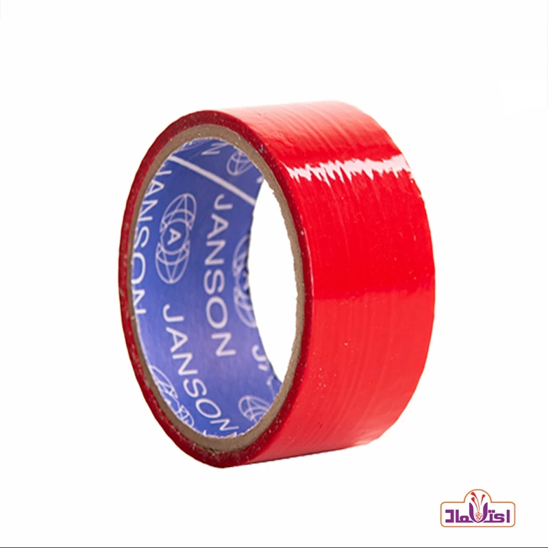 چسب پنج سانت قرمز ( مناسب بسته بندی و نشانه گذاری) | amazonchi