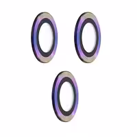 محافظ لنز دوربین مدل هفت رنگ مناسب برای گوشی موبایل اپل IPHONE 12 PRO