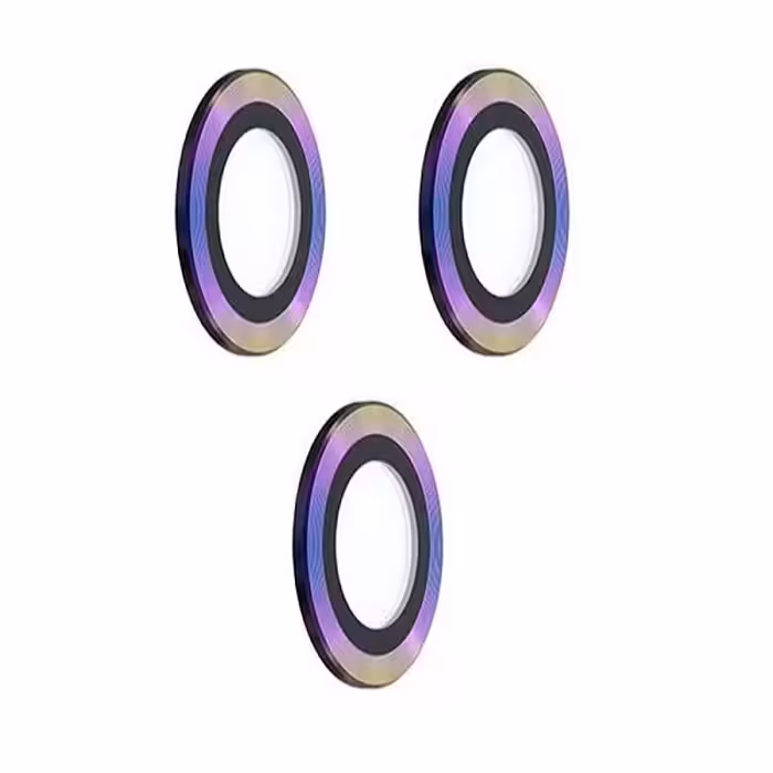 محافظ لنز دوربین مدل هفت رنگ مناسب برای گوشی موبایل اپل IPHONE 12 PRO